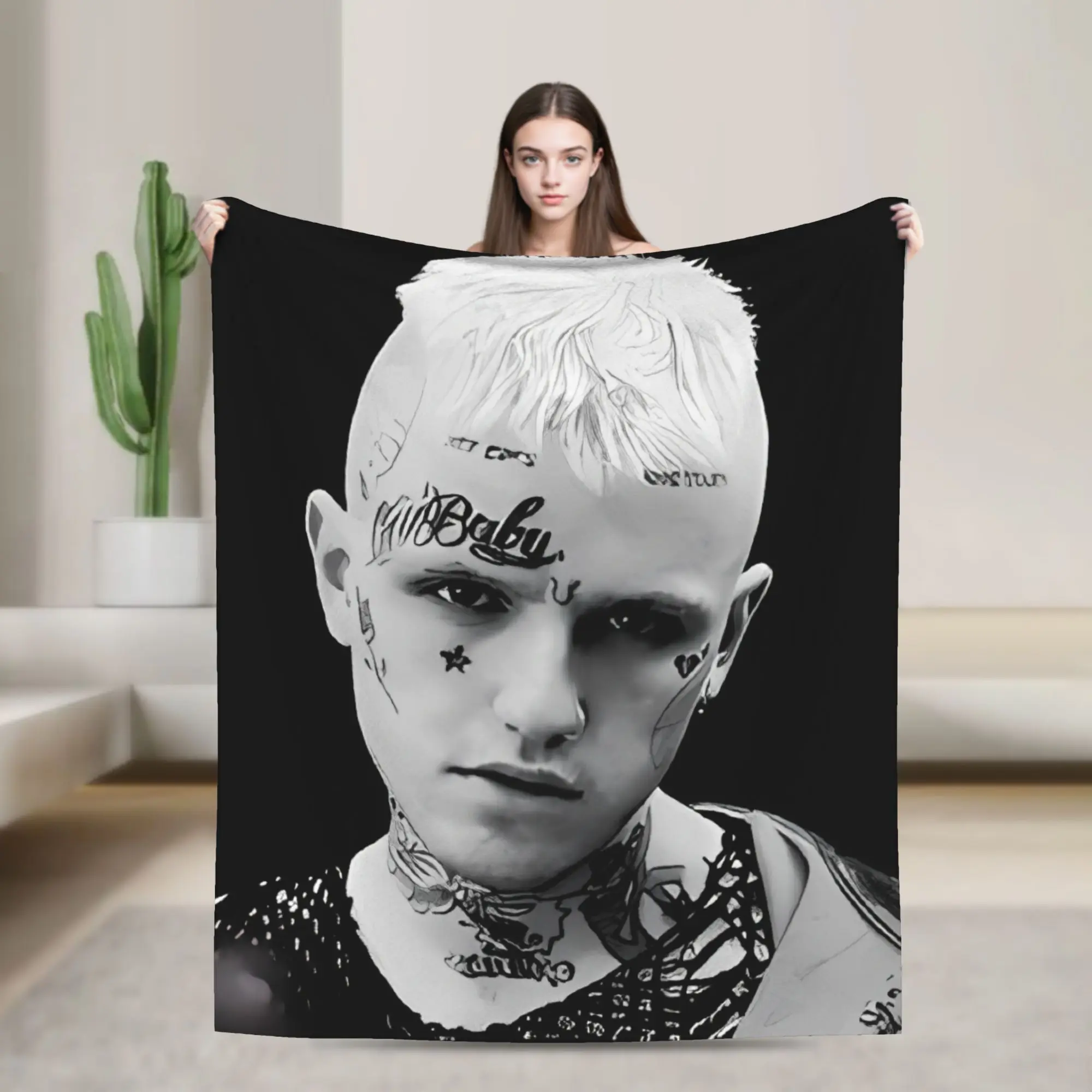 Lil Peep Love Blanket  Warm Soft Funny Plush Bedding Throws For Home Decor Picnic Flannel Bedspread Bed Cover