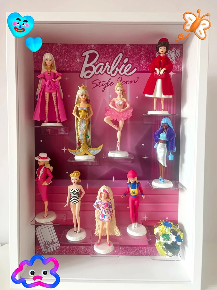 Оригинальная модная серия Popmart Barbie, ручная слепая коробка, игрушки, модная модная загадочная коробка, украшение для комнаты, подарок на день рождения для девочки