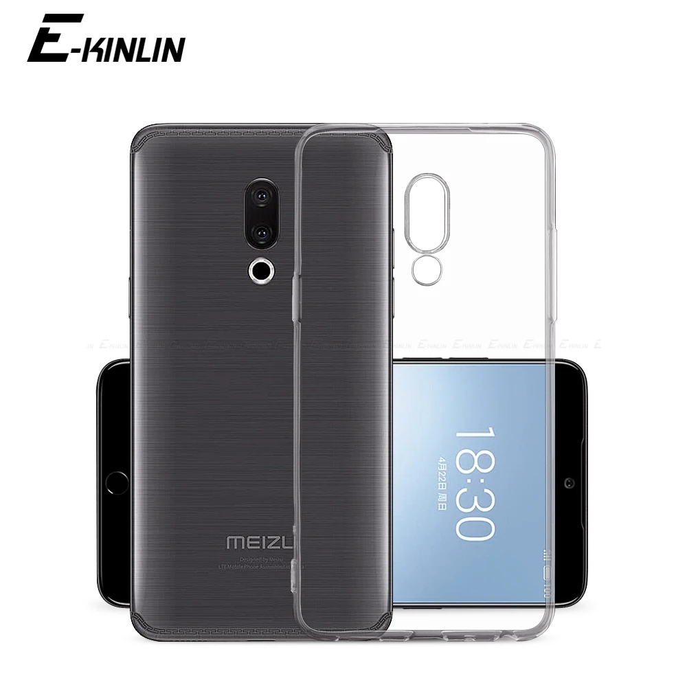 Silicone Phone Case For Meizu 20 18 18X 18s 17 16T 16th Plus Pro 16S 16Xs 16X X8 M6s M6 Note Thin Clear TPU Back Cover