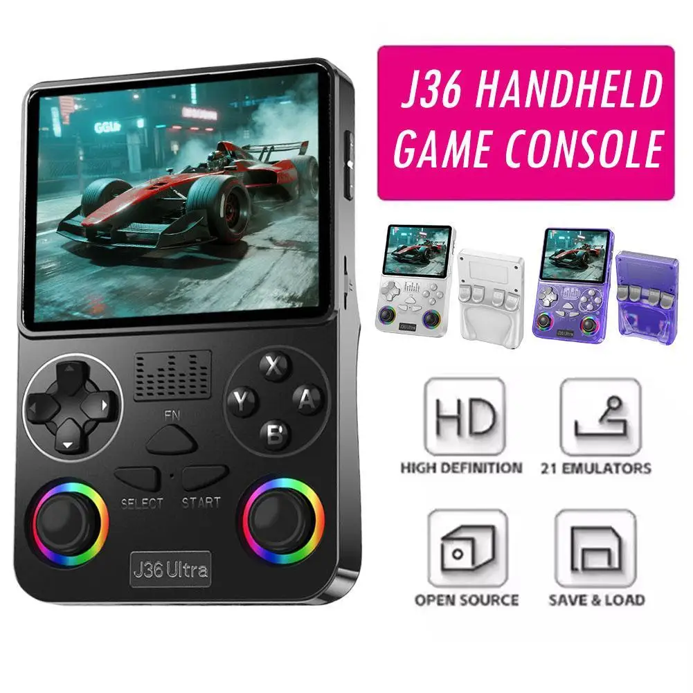 

Retro Handheld Game Console 30,000+ Classic Games, 3.5" IPS Display,Support Two-player Battles Long Battery Life Support WiFi
