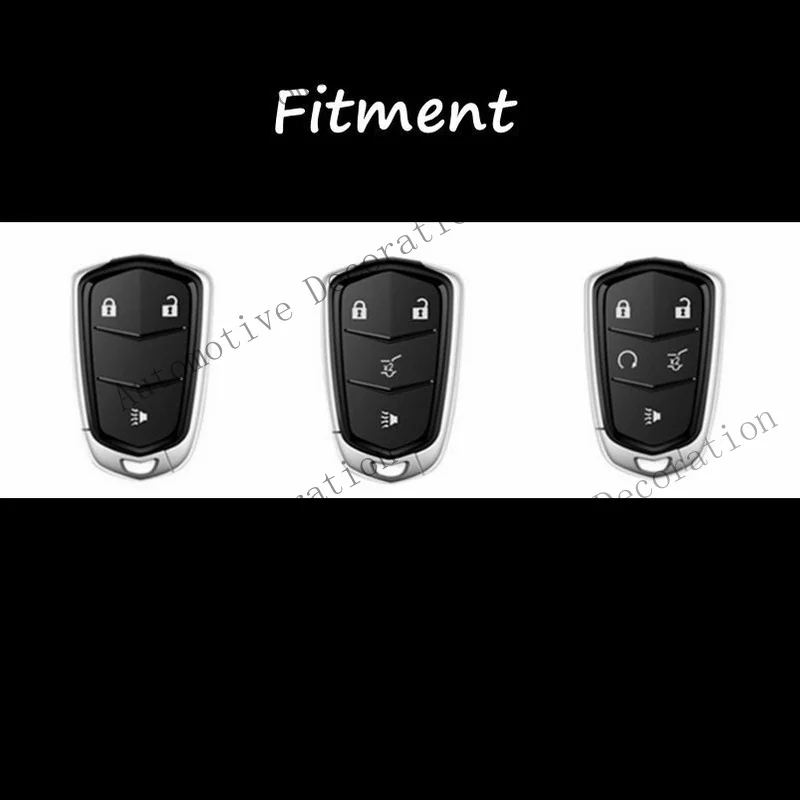 Z+ Leather Car Remote Key Fob Bag Case Cover For Cadillac XT4 XT5 XT6 CT6 ATS CTS