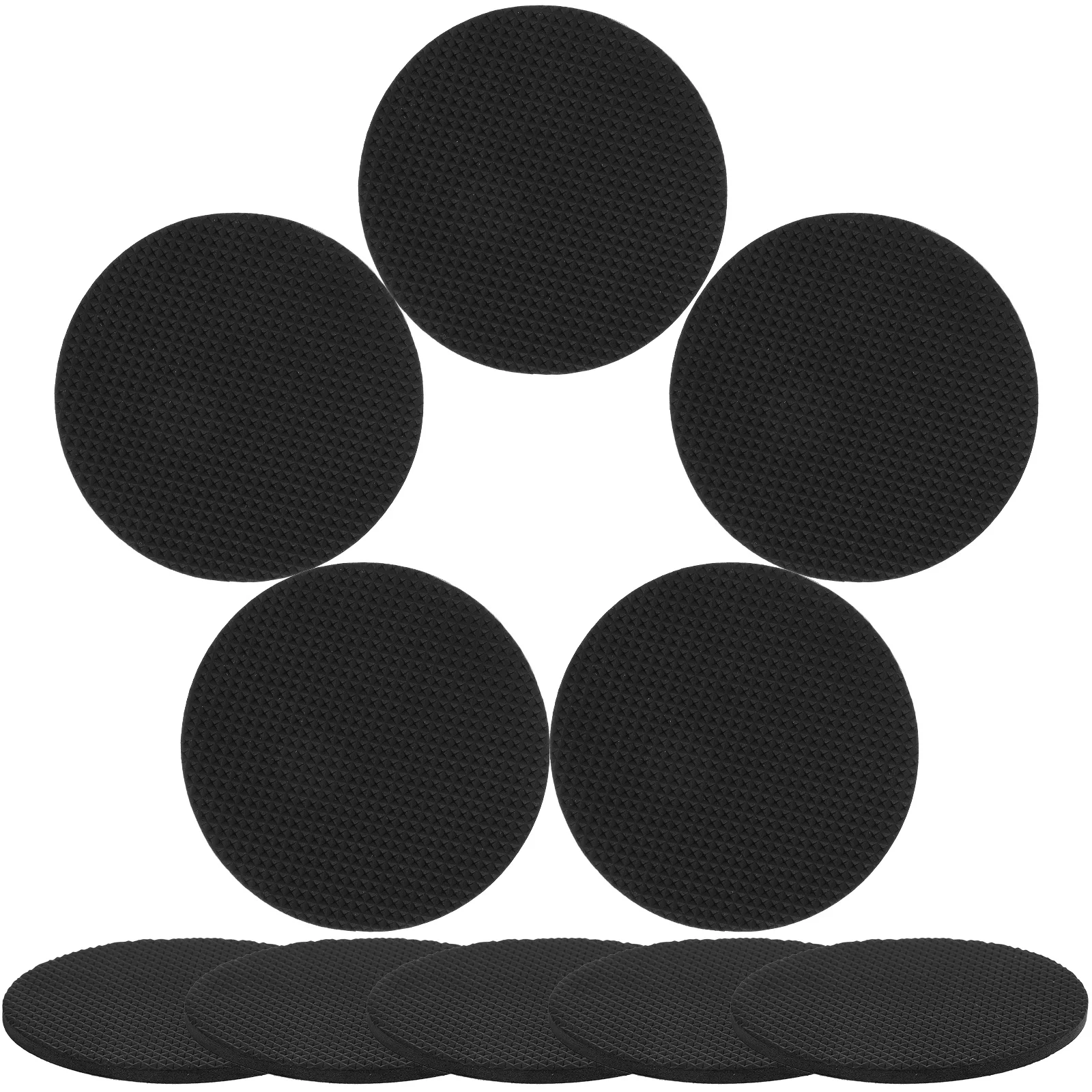 

10 Pcs Home Decor Pool Table Leg Pads Billiards Tablecloth / Black Cushions Baby