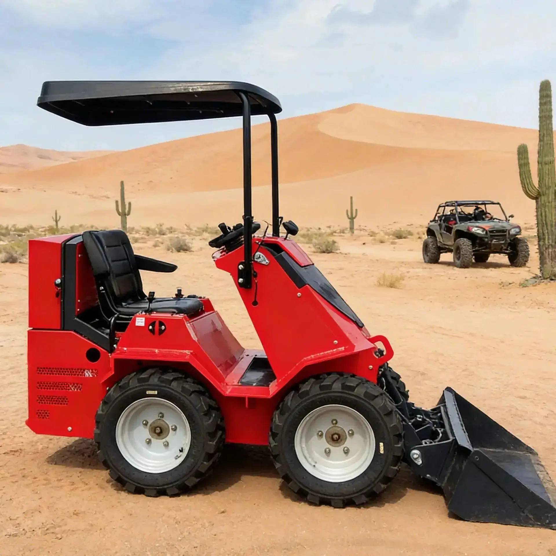 جرافة انزلاقية مخصصة صديقة للميزانية - متعددة الأغراض للبناء والزراعة