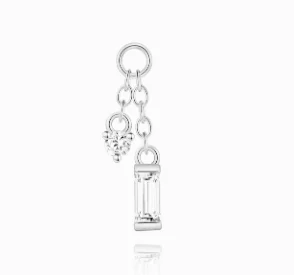 ROXI Quaste Charms DIY Anhänger Für Ohrringe Halskette Frauen Mädchen 925 Sterling Silber 1 STÜCK Exquisite Zirkon Schmuck Zubehör
