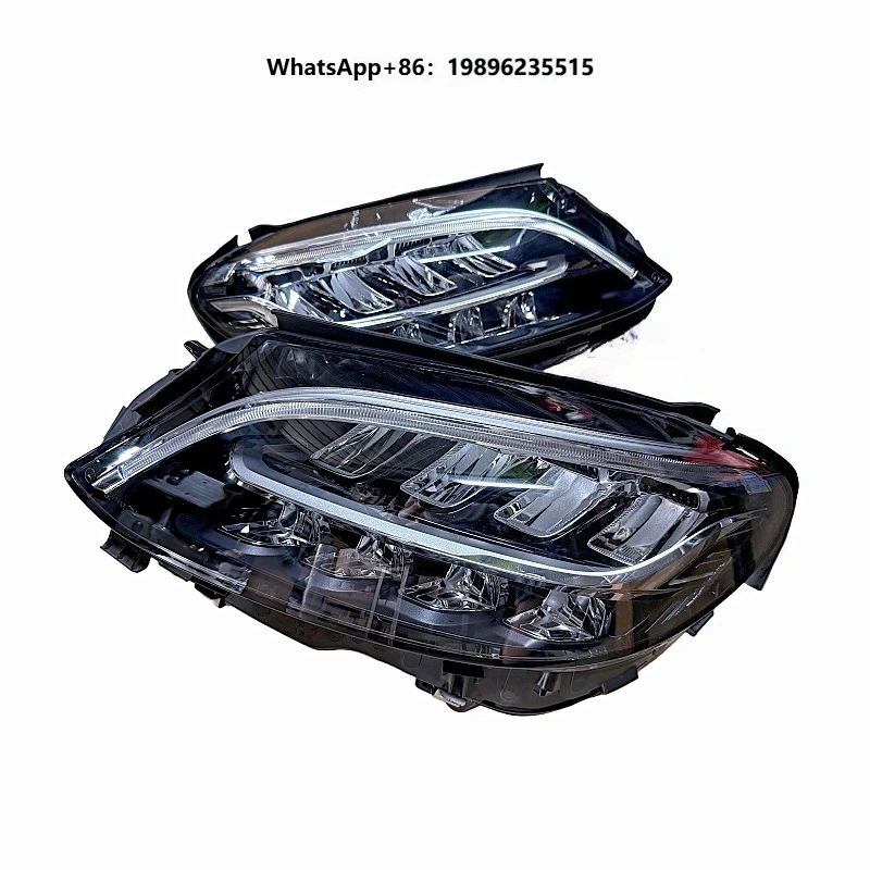 W205 Used LED Headlights 2019-2022 C180L C200L 6000K H3 12V 36W 6000 lm Universal Fitment