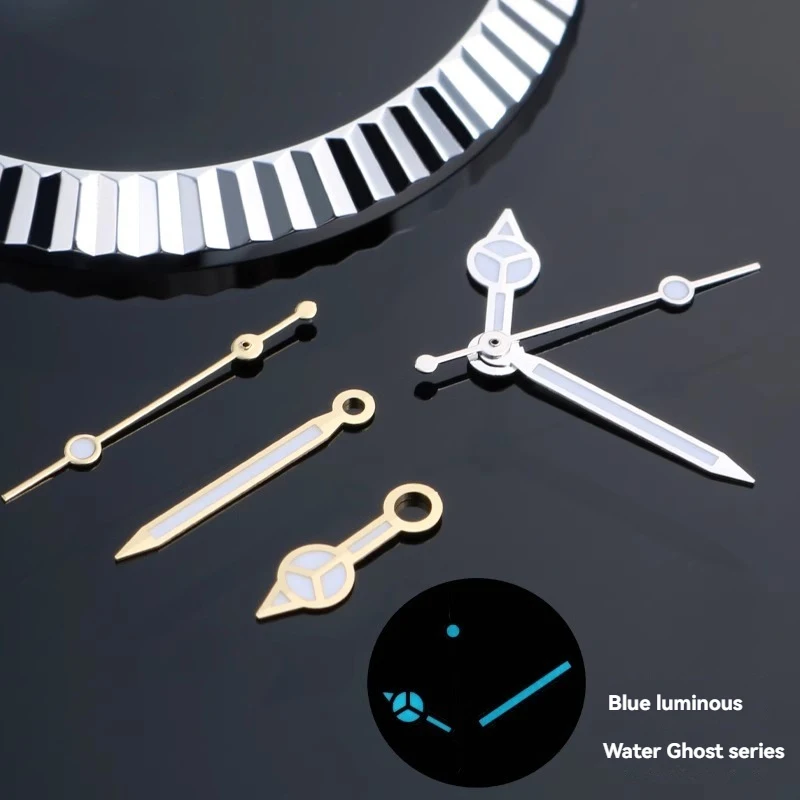 For Rolex Submariner Datejust Watch Nh35 Nh36 NH34 Movement ModS Night Needle C3 Bgw9 Bright Luminous Pointer Watch Repair Parts