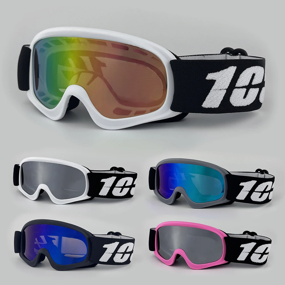 Gafas de esquí para niños, unisex, antivaho, de doble capa, gafas profesionales para esquiar, lentes HD, gafas para snowboard, gafas de nieve para niños UV400