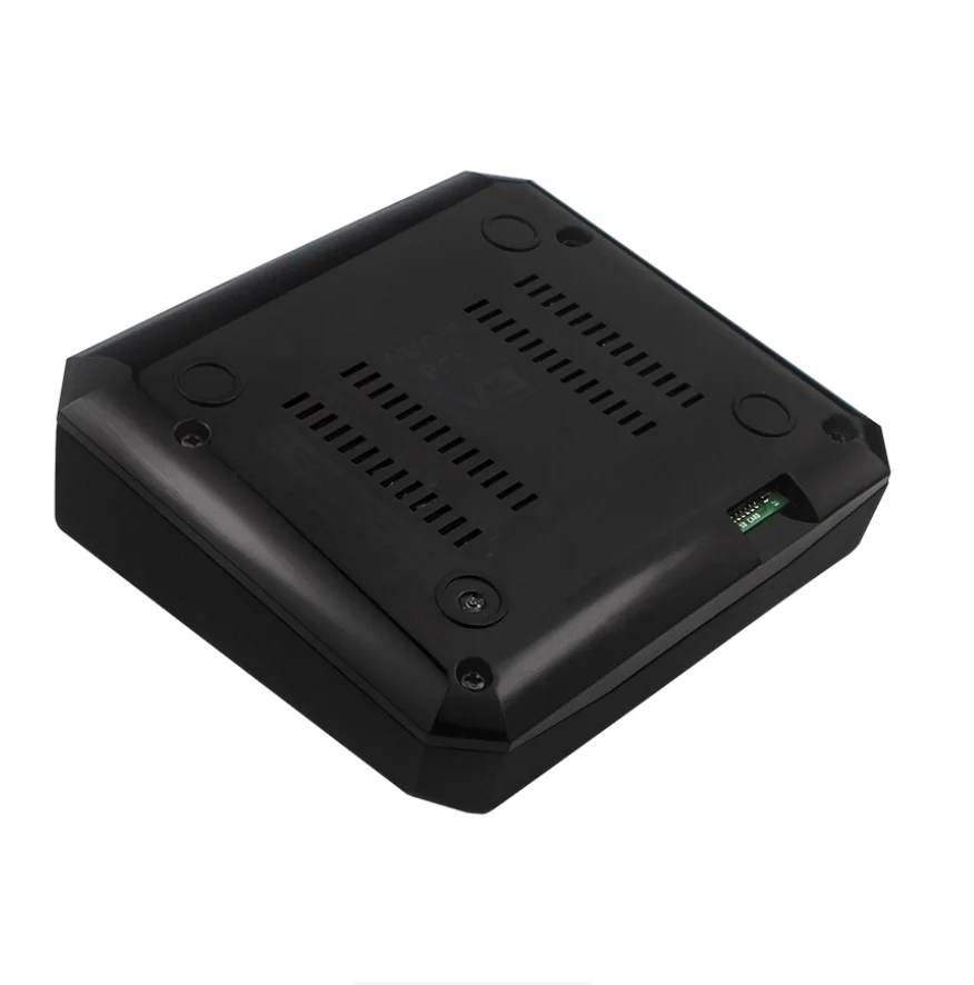 Caja metálica para Raspberry Pi 5, con ventilador de refrigeración, cubierta y base GPIO magnéticos, diseño de perfil bajo