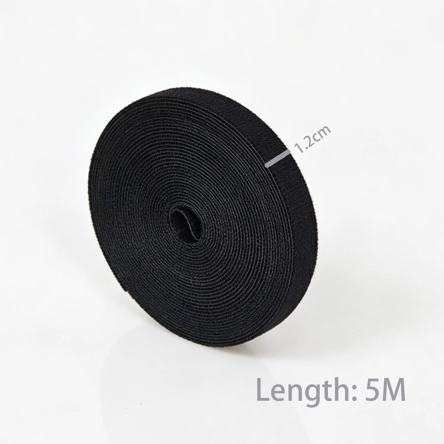 5Meters Back‑to‑Back Hook and Loop Tape Reusable Double Side Cable Tie Wires Management Straps