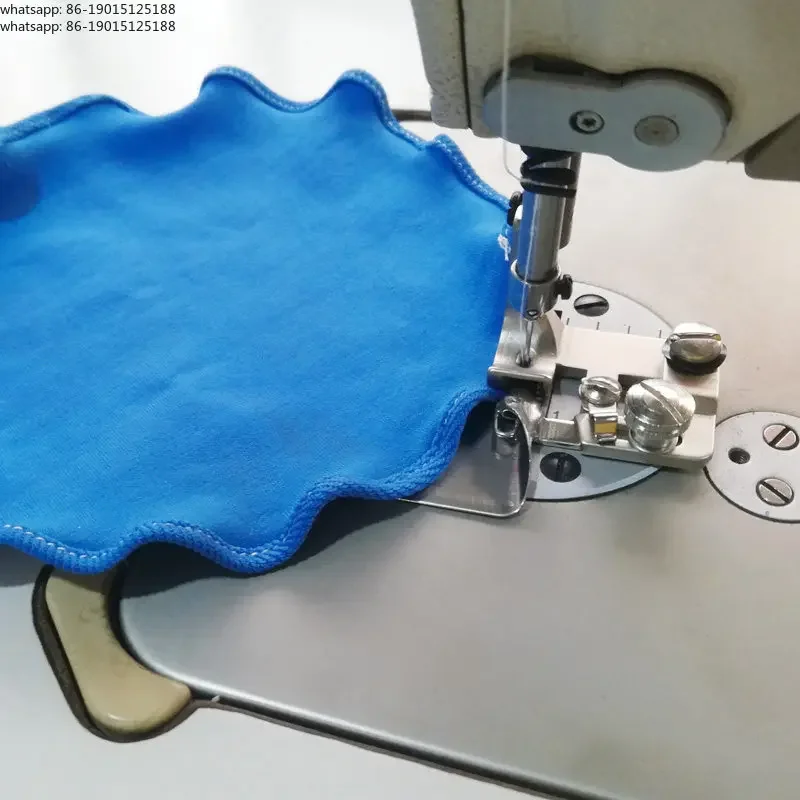 F502 crimper foot silk chiffon fabric special presser foot arc 0.3 crimper drawer flat car puller