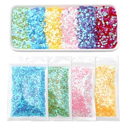 30g/Lot 3mm PVC Loose Sequins Glitter Round Sequins Paillettes For Nail Art Manicure DIY Crafts Scrapbooking Clothing Accesso