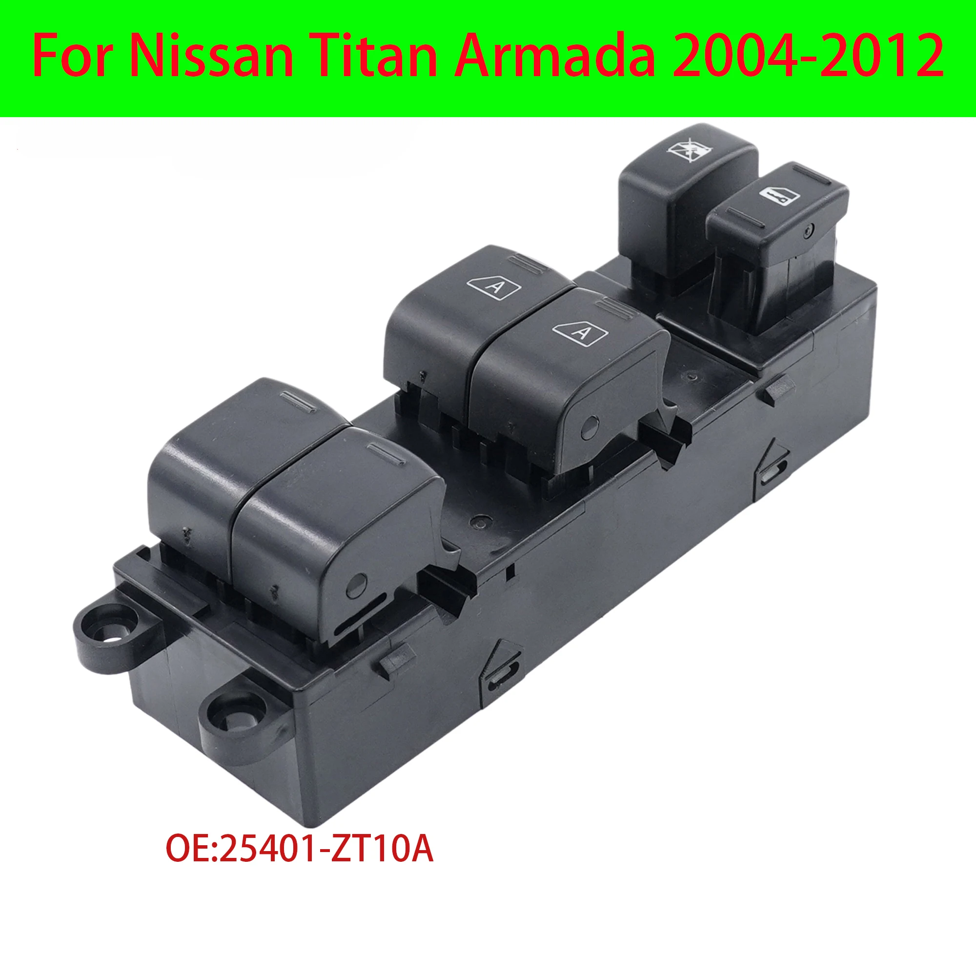 

HY 25401-ZT10A 25401-ZL10B Главный переключатель электрического стеклоподъемника, регулятор для Nissan Titan Armada 2004-2012, автомобильные аксессуары