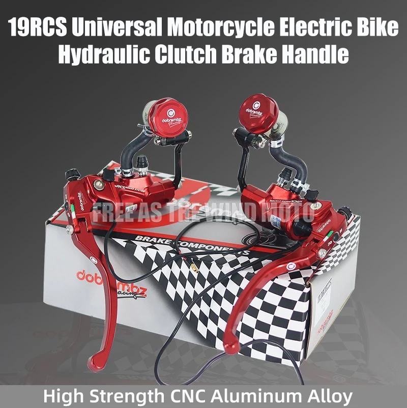 Universal Motorcycle Hydraulic Clutch Brake Handle 19RCS Direct Push Up Pump For Moto Electric Bike Clutch Brake Modified Parts