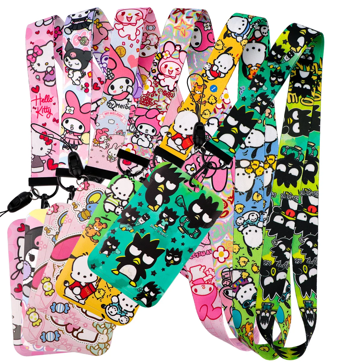 

Kawaii Angle Friends Cartoon Neck Strap Lanyard for Key ID Card Charm Strap USB Badge Holder Hang Rope Phone Accessories Gifts