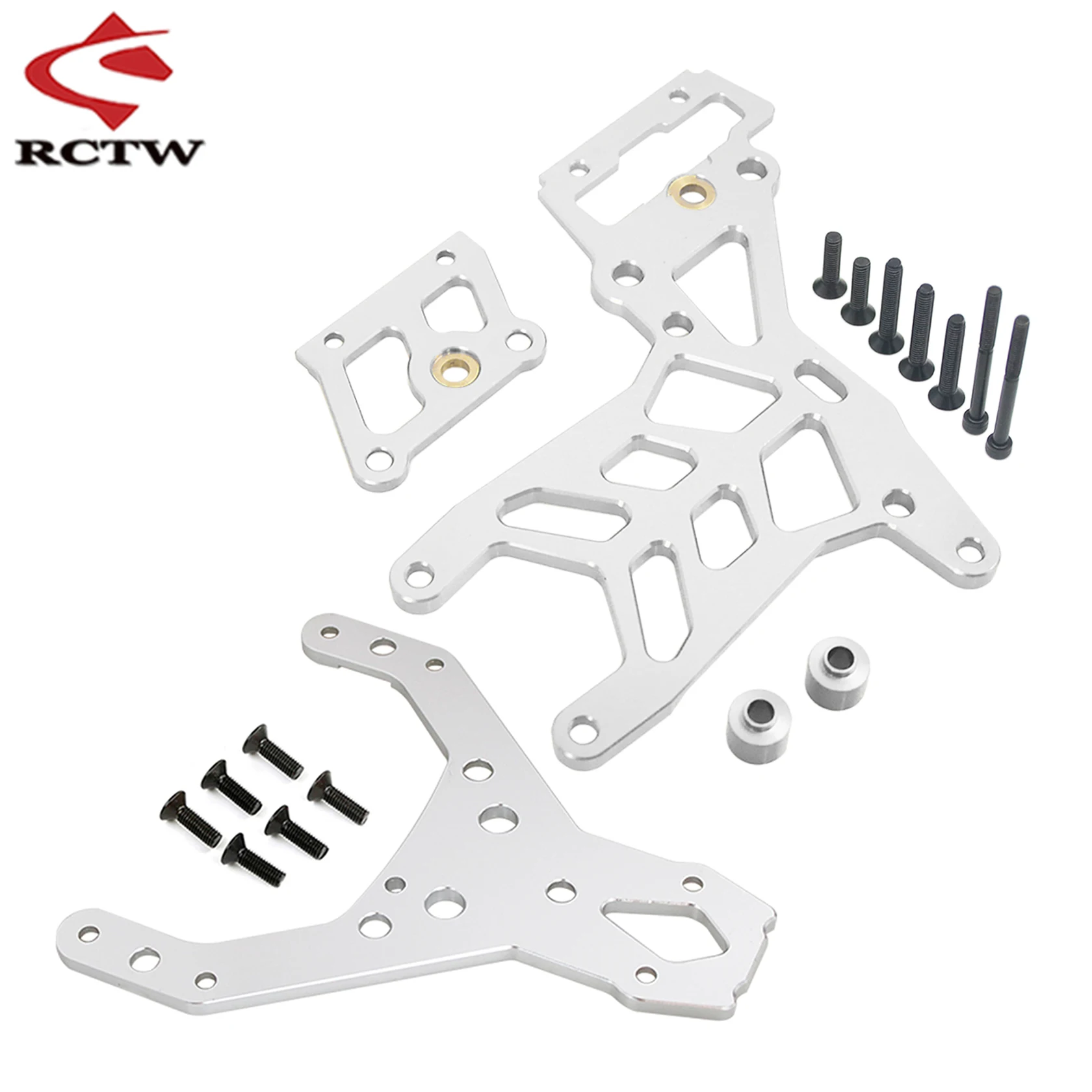 

High Quality CNC Thickened Front or Rear Upper Connection Plate Set for 1/5 HPI ROFUN ROVAN KM BAJA 5B 5T 5SC Truck Rc Car Parts
