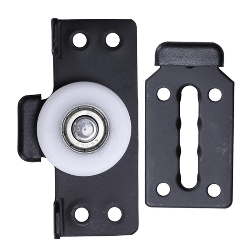 

New Hardware Accessories 10 Sets of Sliding Door Wardrobe Pulleys Wooden Door Sliding Door Silent Sliding Door Wheels Black