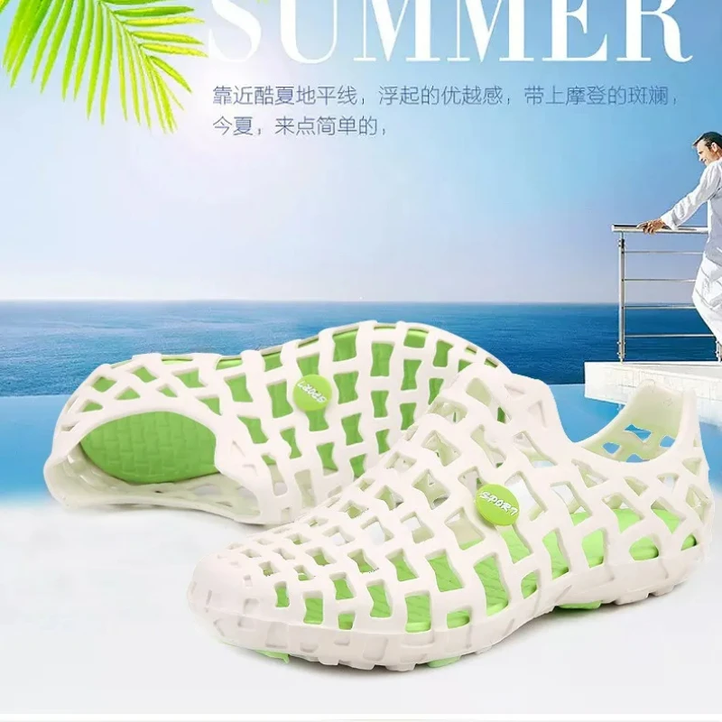 

Sunmmer Men Outdoor Water Cool Hollow Out Mesh Breathable Lovers Beach Shoes Sports Shoes Sneakers Toning Shoes Sneakers for Men