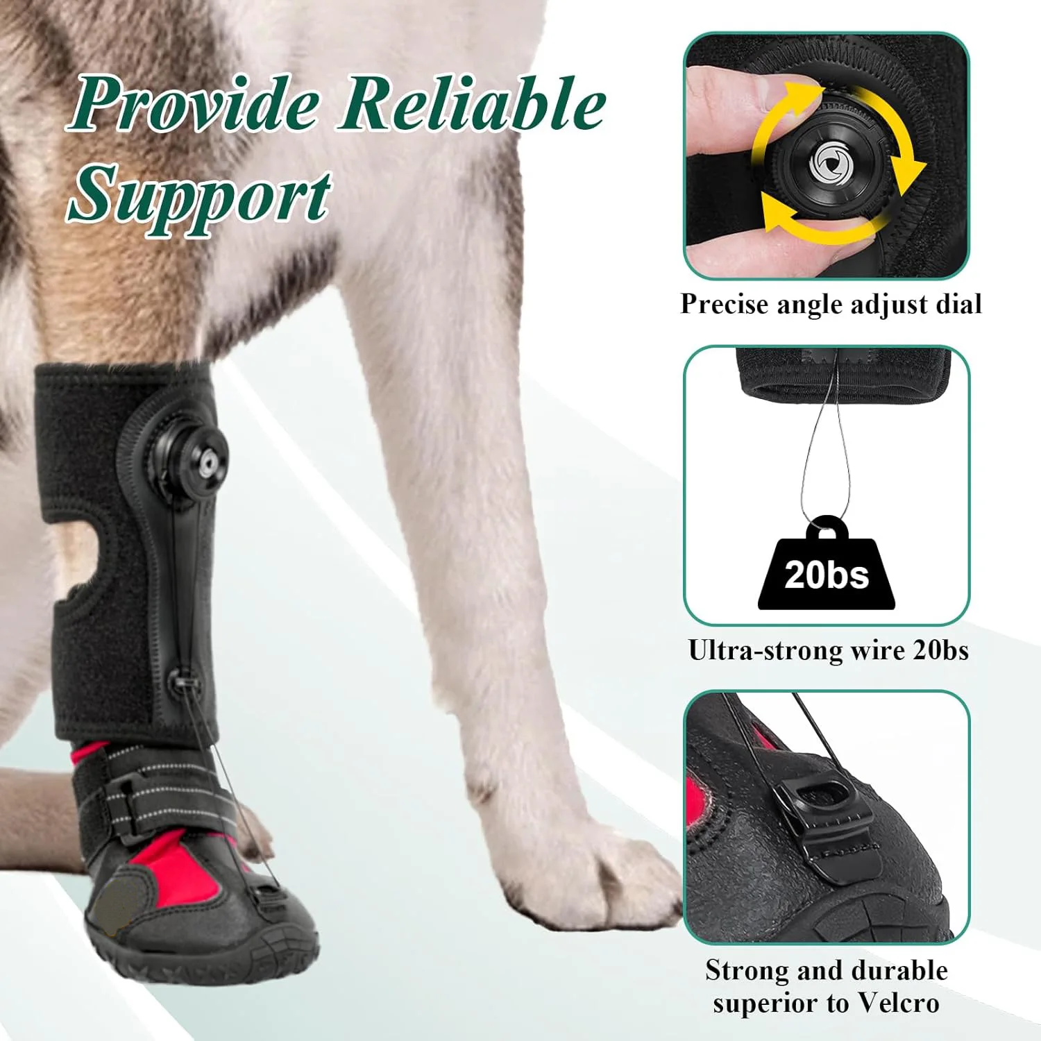 

Dog Shoes Anti-Slip & Durable – Breathable Pet Boots for Small & Large Dogs, Non-Skid Paw Protectors for Indoor/Outdoor Use