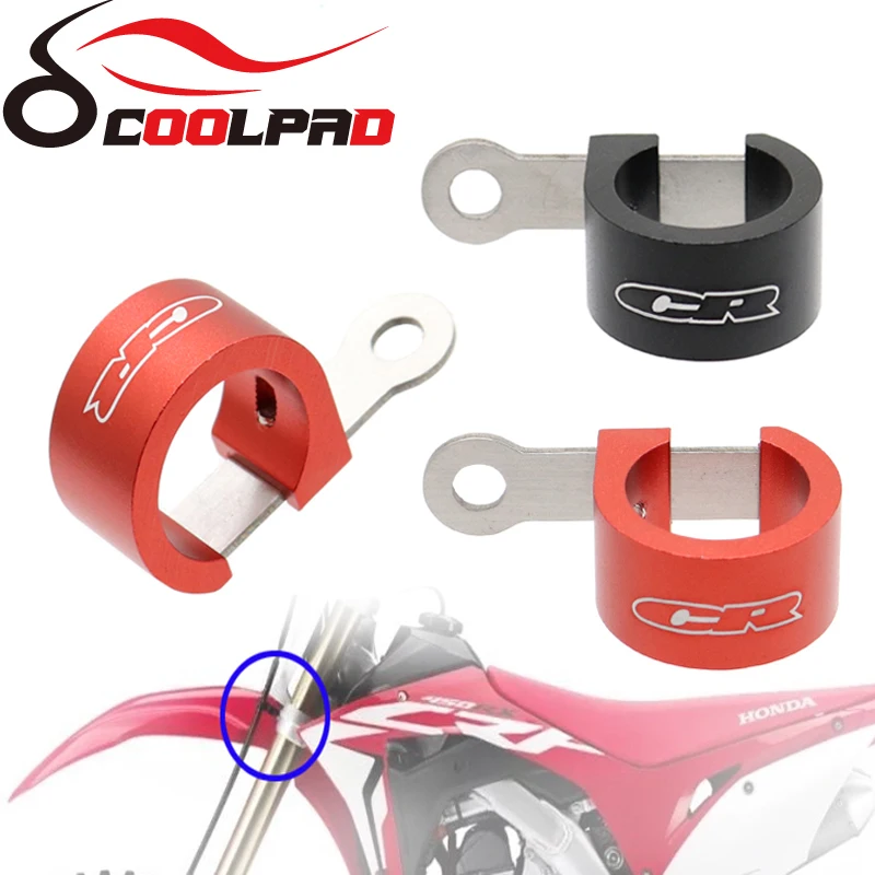 CR125R Front Brake Hose Clamp Holder For HONDA CR 80R 85R 125R CR 250R 500R Motorcycle Oil Line Holder Cable Clamp Accessories