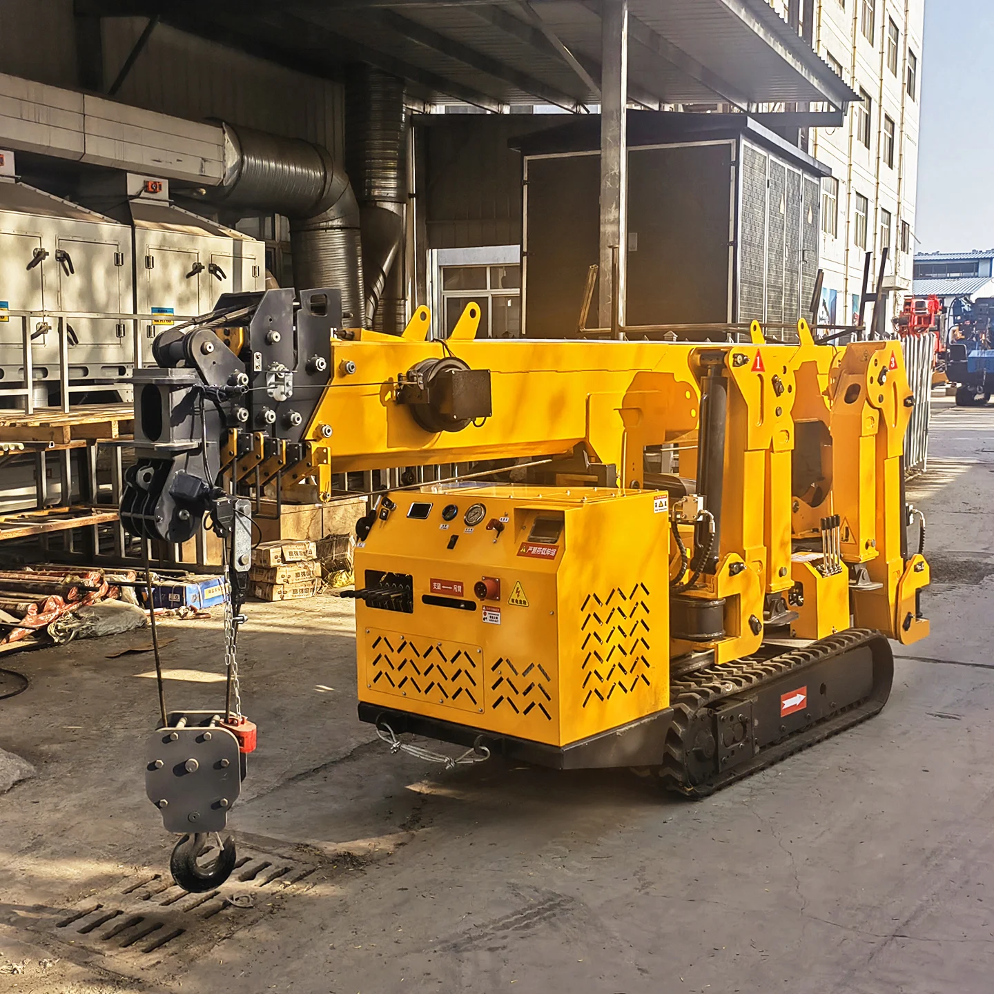 1.5 Ton Mini Spider Crane Dies - Compact Crawler Boom Lift 评论和价格