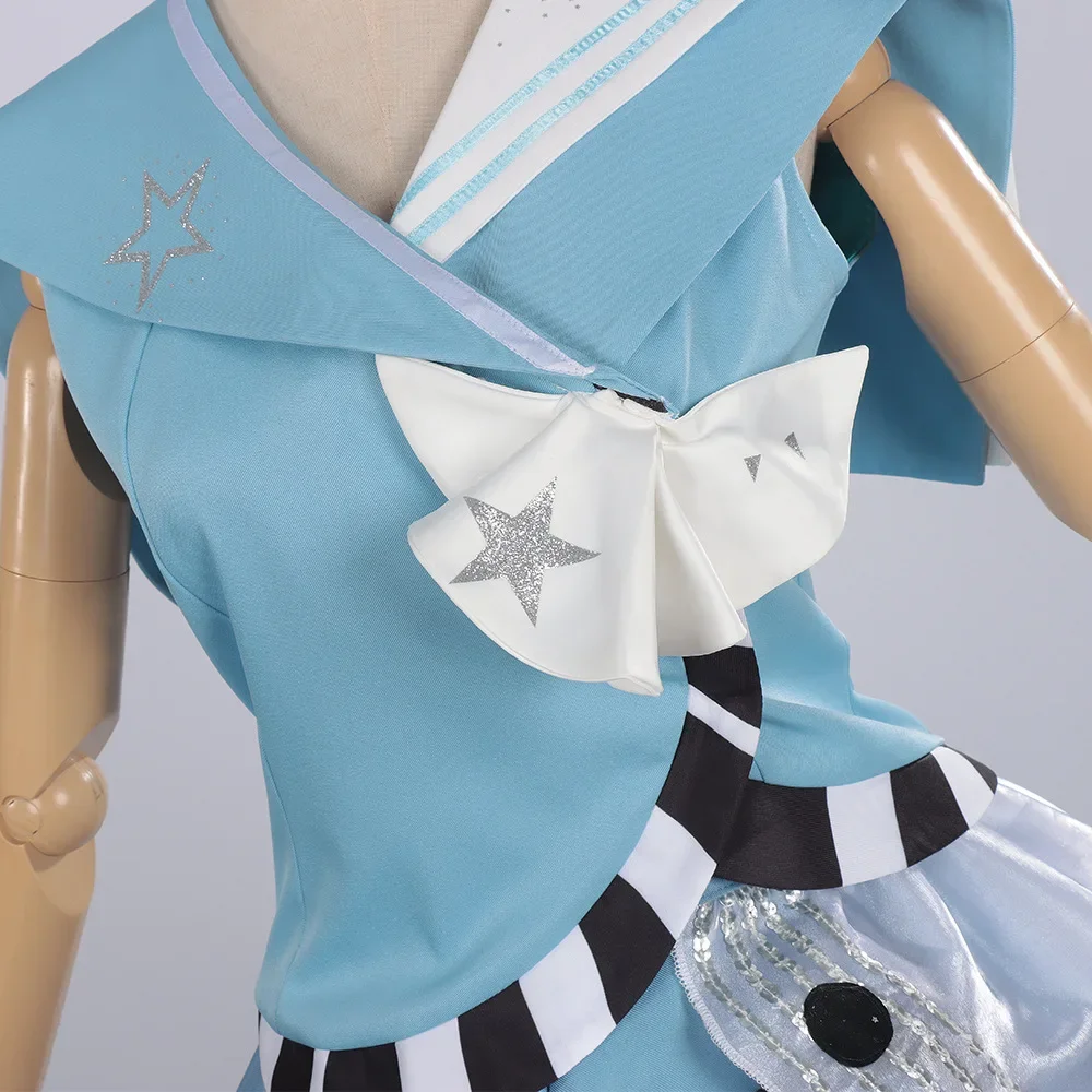 Music Master Blue Evening Dress Princess Dress Hat Woman Sexy Cute Carnival Suit 2026Game Reverse:1999 Barcarola Cosplay Costume view 6