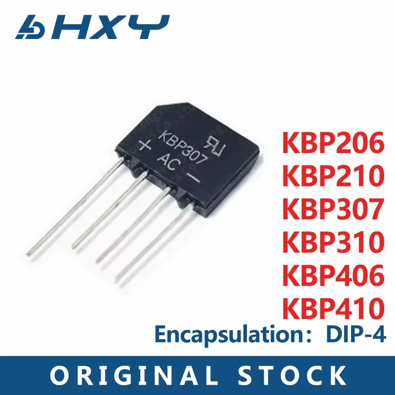 10 шт. мостовой выпрямитель DIP-4 KBP206 KBP210 KBP307 KBP310 KBP406 KBP410