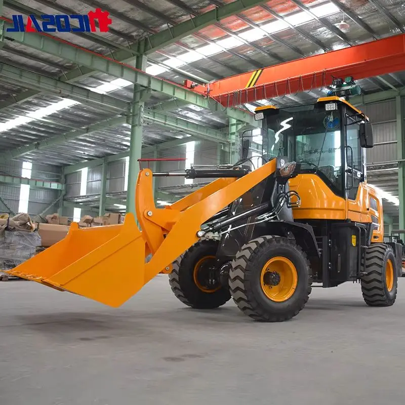 Mini cargadora de ruedas a la venta Maquinaria de movimiento de tierras Cargadora frontal cargadora de ruedas articulada 4x4 con joysticks CE