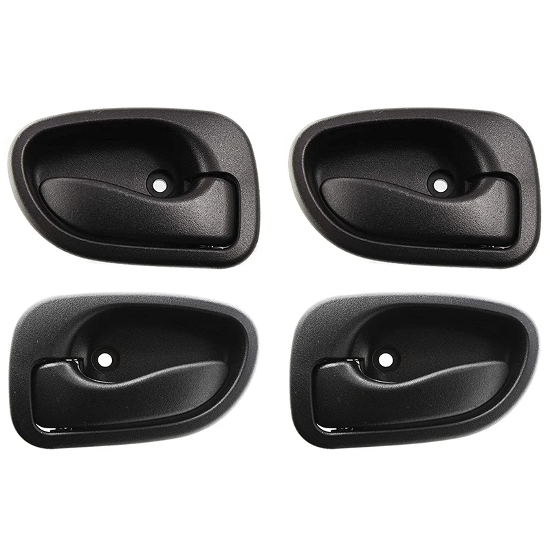 4Pcs Insider Door Handle Interior Front Rear Left/Right for Hyundai Accent 1995-1999 Auto Replacement Parts