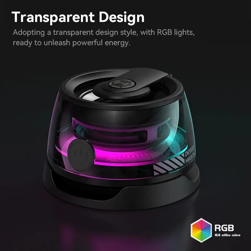 Edifier Portable Bluetooth Speaker HECATE G200 RGB Lighting Magnetic Speaker BT5.3 Mini Sound Box 7 Hours Playback Phone Holder