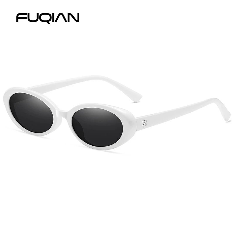 Luxury Cat Eye Sunglasses Women Retro Oval Black Sun Glasses Ladies Fashion Small Driving Shades Outdoor Eyeglasses UV400