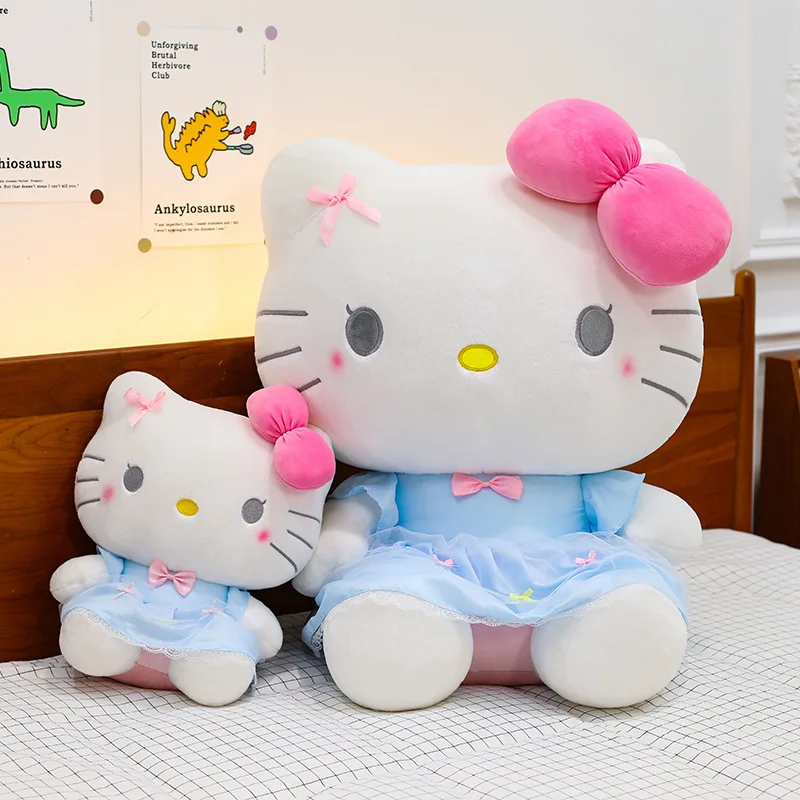 

Sanrio 30/55 см гигантская кукла Hello Kitty, кукла Hello Kitty, подушка, плюшевая игрушка, мягкий подарок для мероприятий, KT Cat, большая кукла, подарок для девочки
