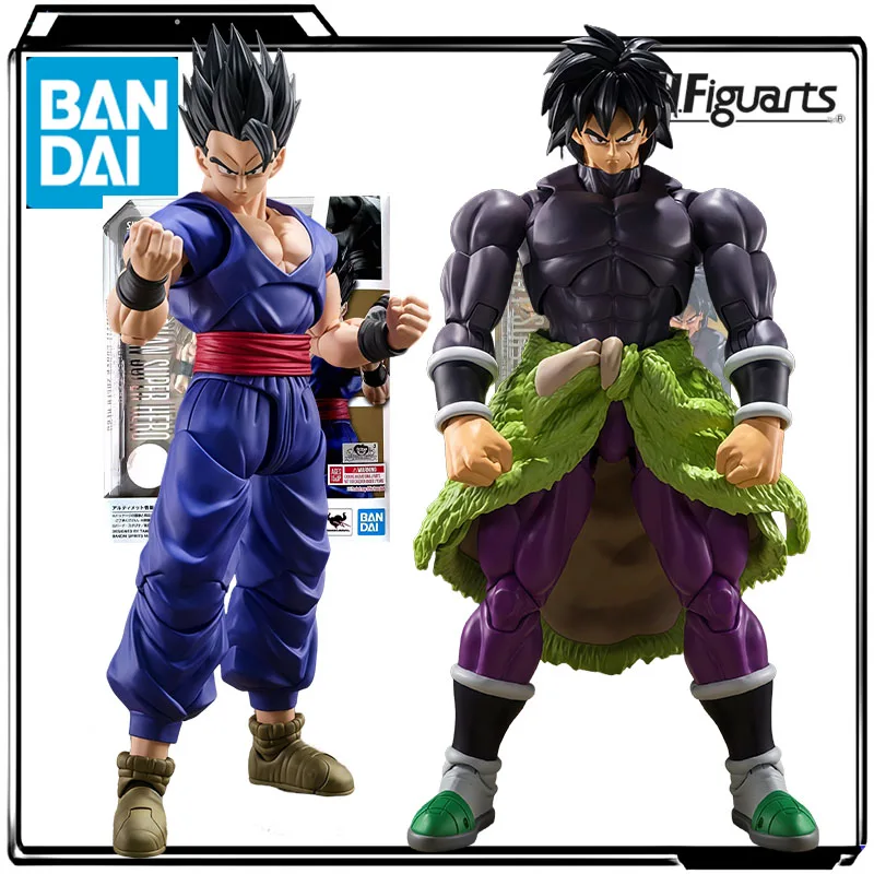 

Bandai Genuine S.H.Figuarts Аниме Фигурка Dragon Ball Super: Super Hero Ultimate Gohan & Brolly Фигурки Игрушки для мальчиков и детей