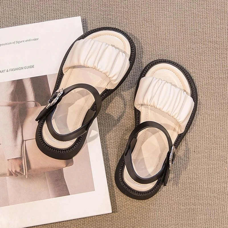 

Girls' Summer Princess Fashion Korean Beach Sandals with Soft Non-Slip Sole for Children
