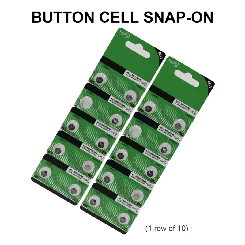 10 قطعة/20 قطعة AG1 LR621H بطاريات زر عالية السعة لإمدادات الطاقة الفعالة