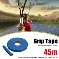 45m Large Anti-slip Tennis Badminton Grip Tape Breathable Sport Sweatband Windings Over Bicycle Handle  For Fishing Rod Baseball