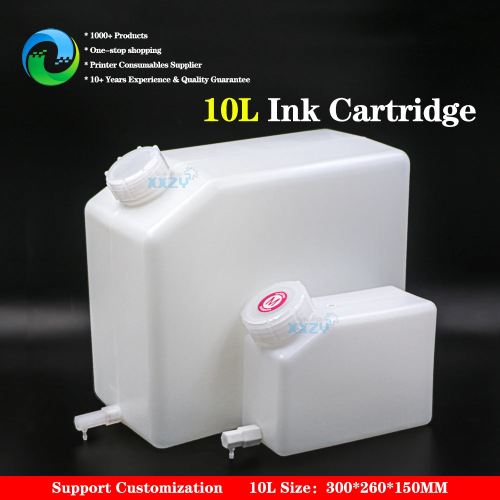 10L Ink Cartridge Eco Solvent Printer Digital Textile Printing Machine Ink Bottle 10 Liter