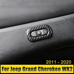 For Jeep Grand Cherokee WK2 2011 2012 2013 2014 2015 2016 2017 2018 2019 2020 Car Seat Memory Button Frame Cover Trim Sticker