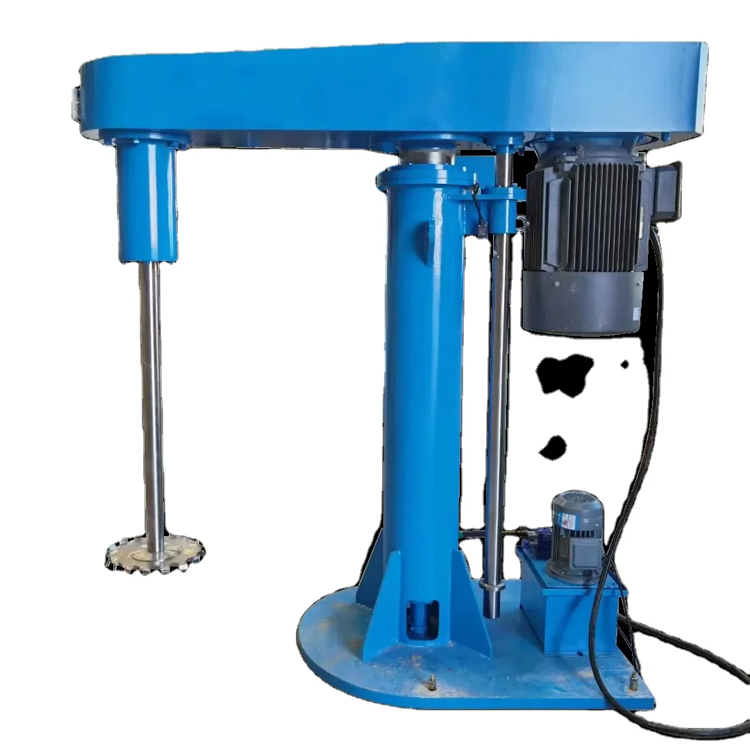 Alkyd resin primer hydraulic lift high speed disperser mixing equipment manufacturer