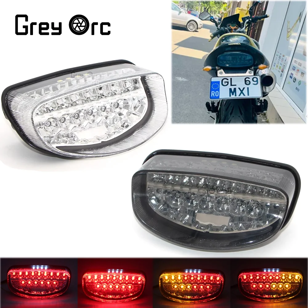 

For Honda CBR1100XX HORNET 250 600 SUPER BLACKBIRD Accessories Motorcycle LED Taillights Brake Turn Signal Assembly