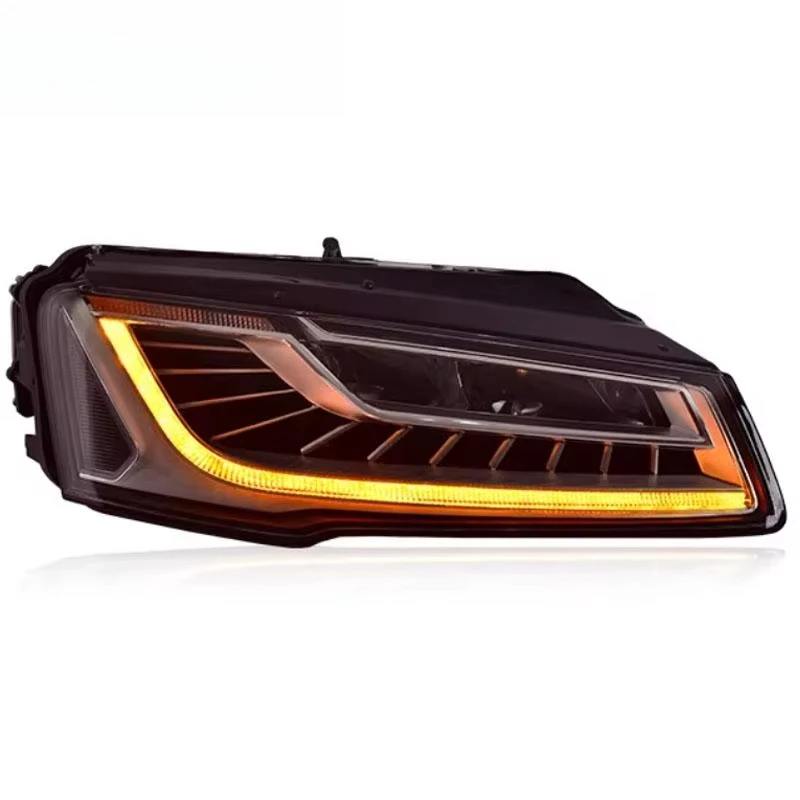 JSL for  A8 Headlights 2014 2015 2016 2017 A8L Modified DRL Headlight Assembly Car Parts Car Light Emitting Diode Headlights
