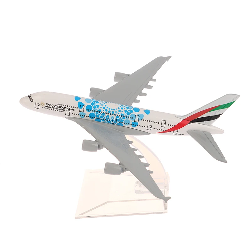 

Airplane Model Airplane Diecast Metal Planes Ornament 16cm Alloy Aircraft Model Of UAE Expo Air Airlines Airways