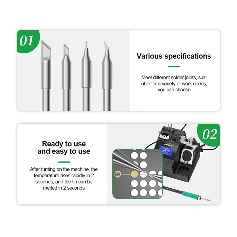 RELIFE C245 Soldering Iron Tip T245A Handle Welding Nozzle Grip Compatible With JBC T245 And Sugon T245 Soldering Station