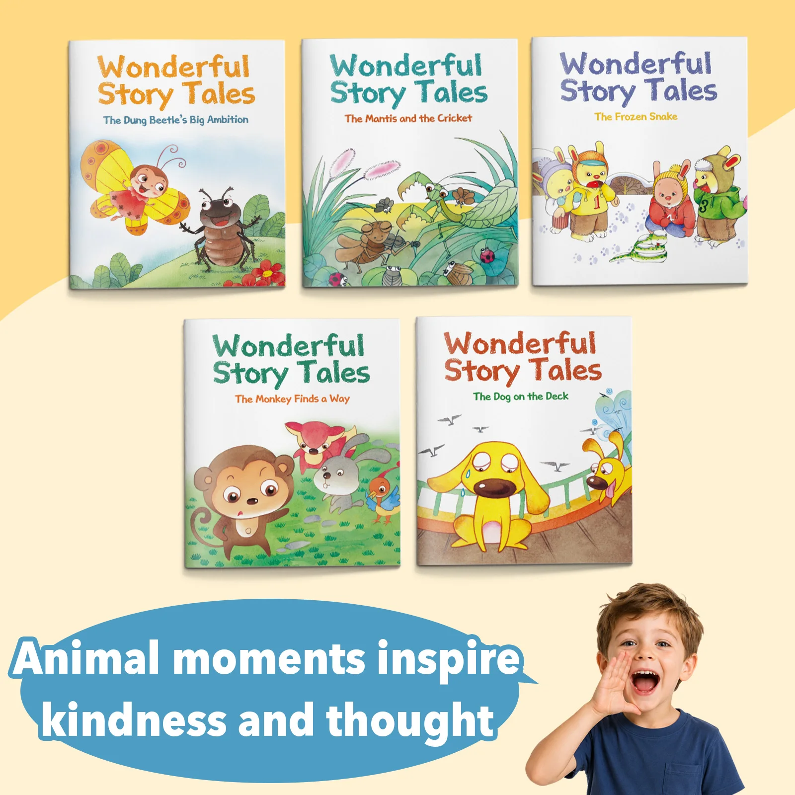 Children's story picture book, fun little stories, cute cartoon illustrations, a book for parent-child reading activities