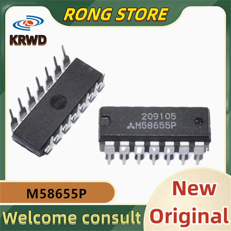 

10 шт. M58655P новый оригинальный M58655 DIP14