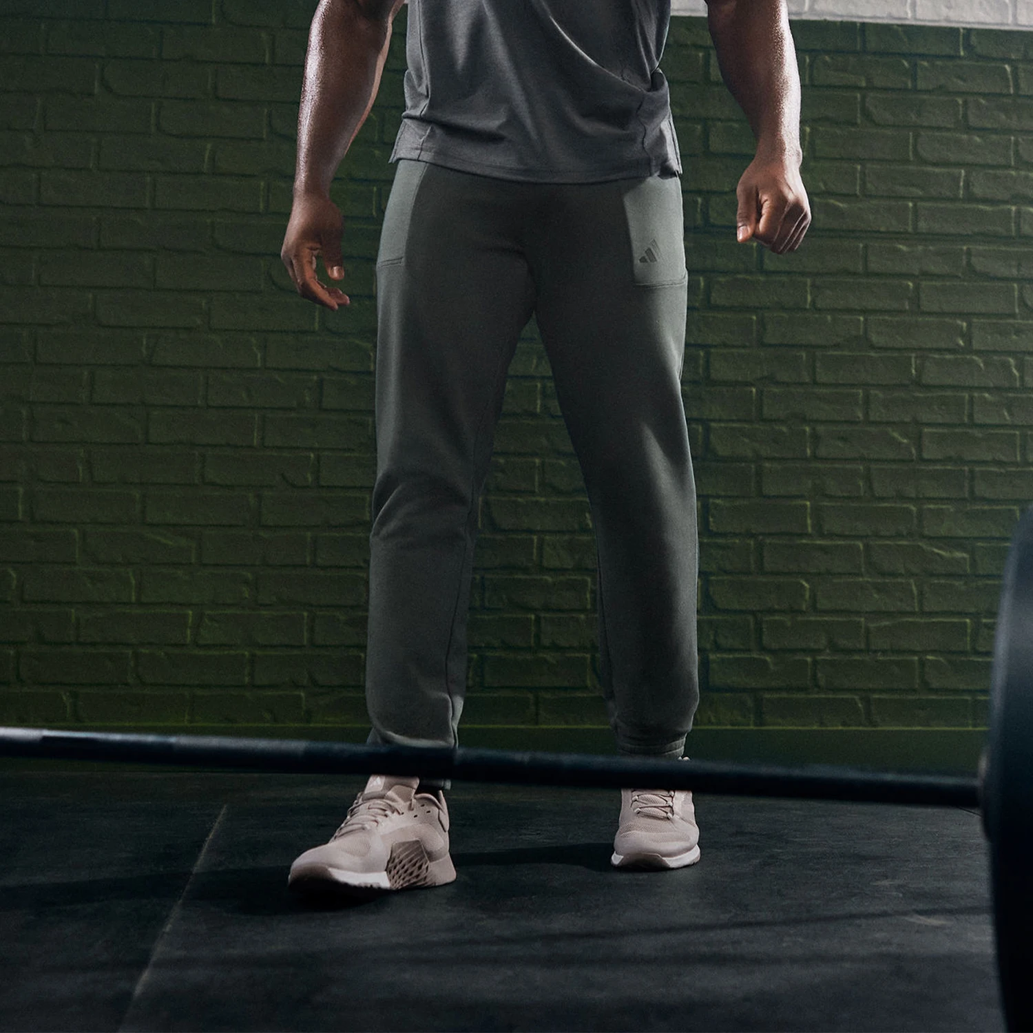 Adidas genuíno novo masculino malha respirável calças jogger it4311