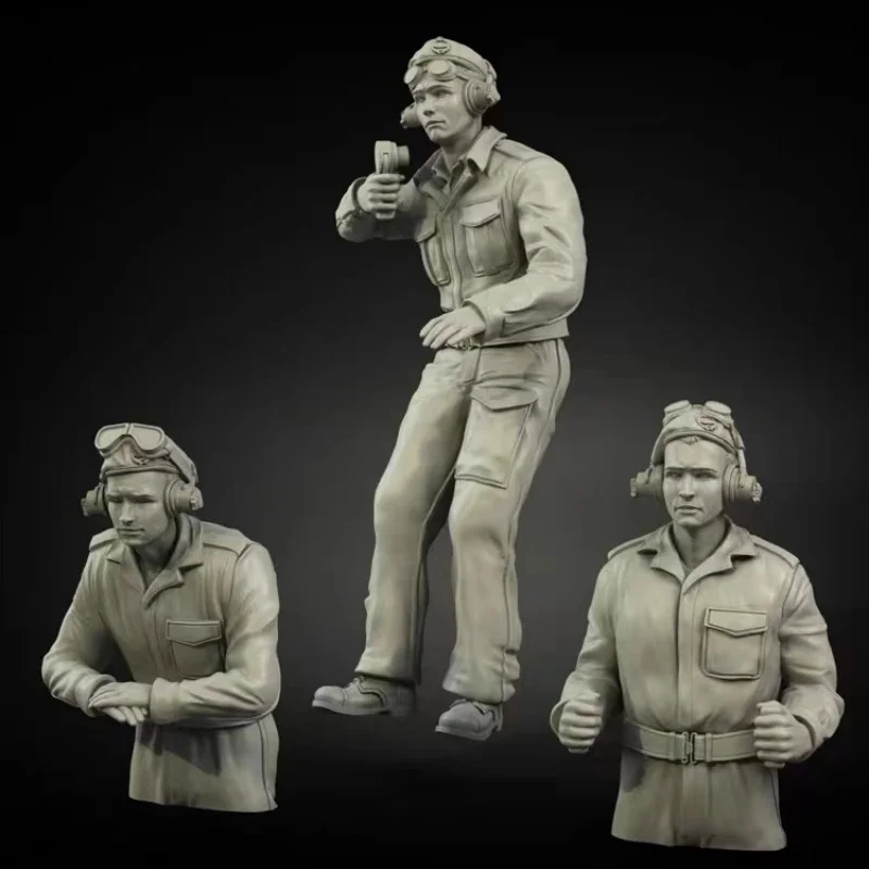 1/35 Resin Figure unpainted model Kit, military theme, (3 persons) unassembled and unpainted GK,638R