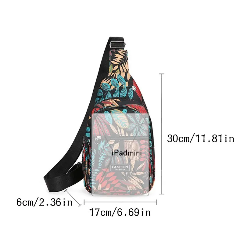 Breast Bag, Trendy And Versatile For Women, Large Capacity Single Shoulder Crossbody Bag, Outdoor Leisure And Simple Backpack