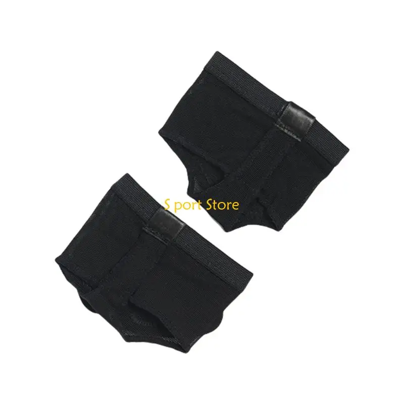 U2JB 1 زوج النساء الرقص الشرقي ممارسة وسادة للقدم نصف باطن أحذية الرقص الباليه الرقصات الغنائية الكفوف وسادة الرقص الشرقي ملحق