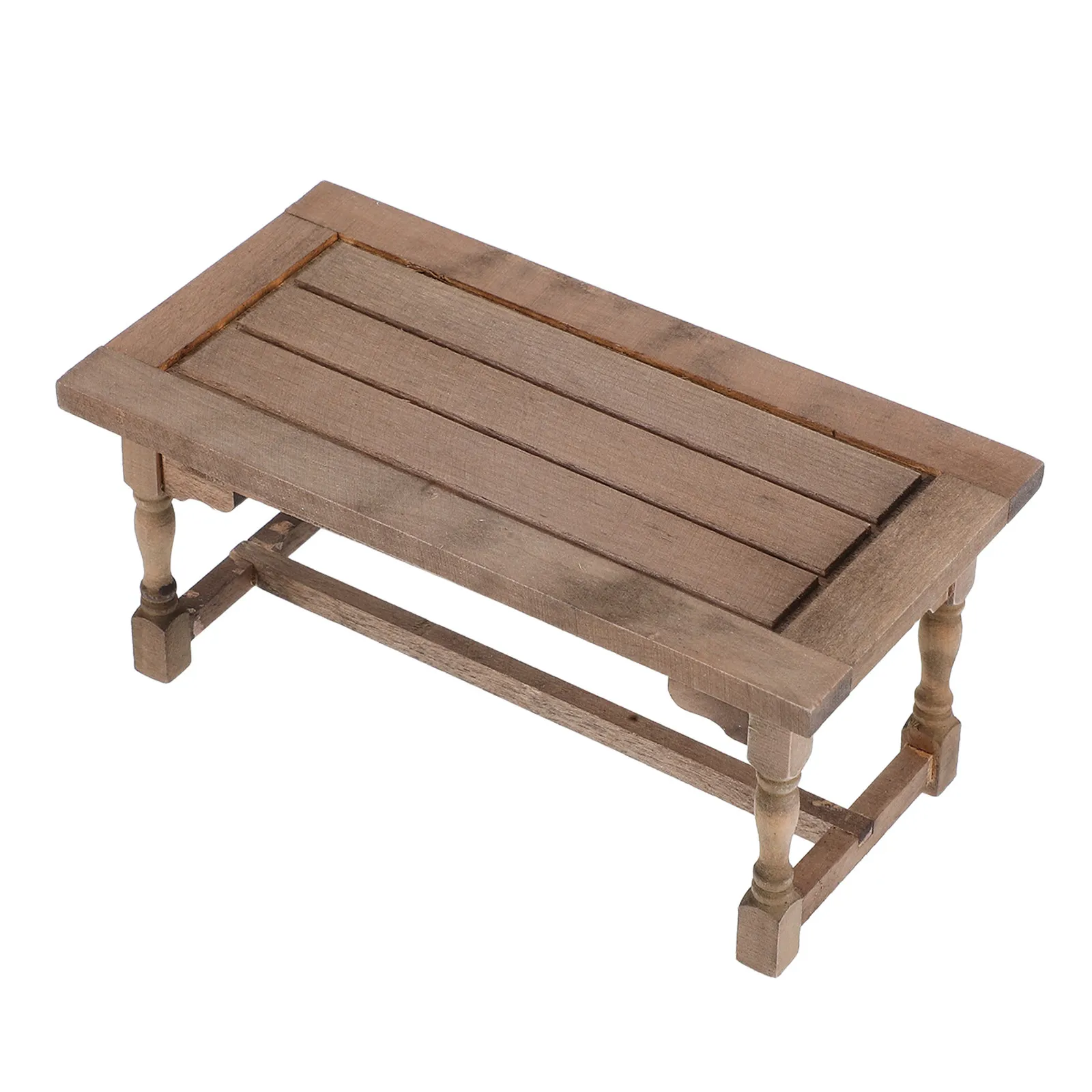 

Миниатюрный деревянный стол в масштабе 1:12 для кукольного домика, реалистичная декоративная мебель для кухни и столовой