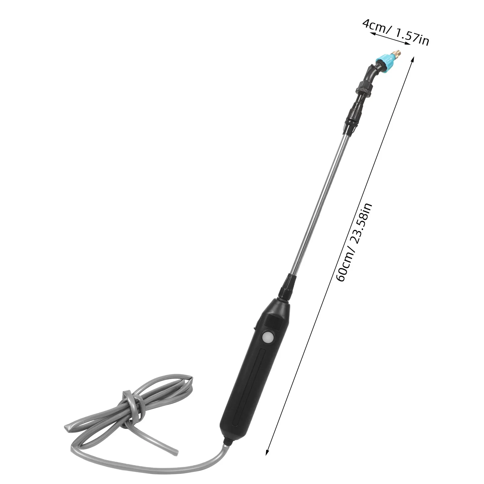 1Set Rechargeable Garden Sprayer Telescoping Watering Wand Multi-Mode Spray Nozzle Battery Powered Plant Mister Outdoor Hanging